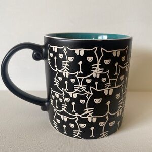 Spectrum Designz Cute “Cat face Repeat” Ceramic Coffee Tea Mug 21 OZ